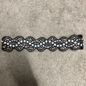 Anthropologie Beaded Belt